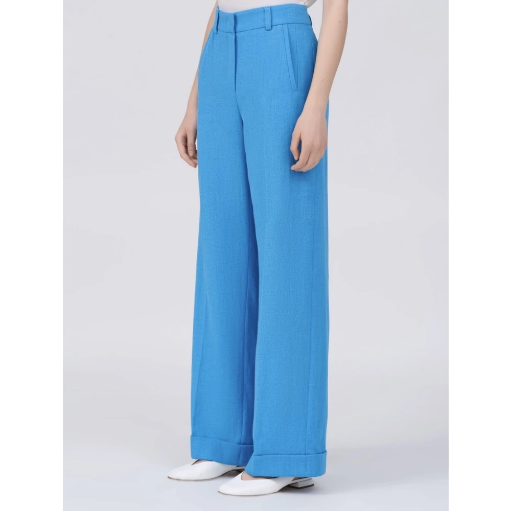 RIANI Rechte broek met splitten Blue Dames