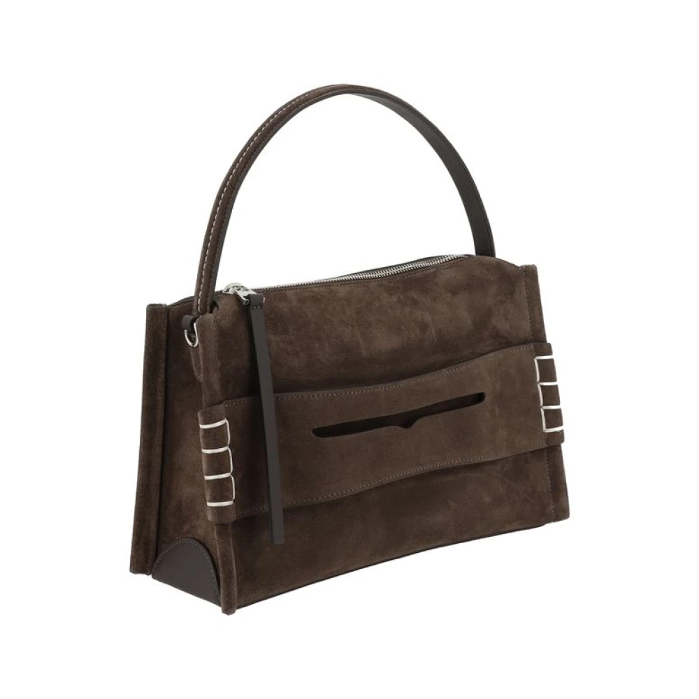 JW Anderson Mocassin Stijl Schoudertas Brown Dames
