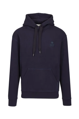 Matte Logo-Embroidered Hoodie