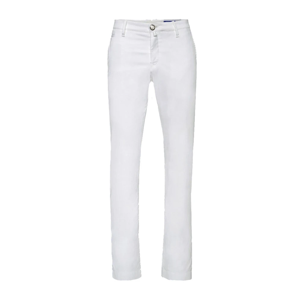 Jacob Cohën Slim-Fit Jeans voor Mannen White Heren