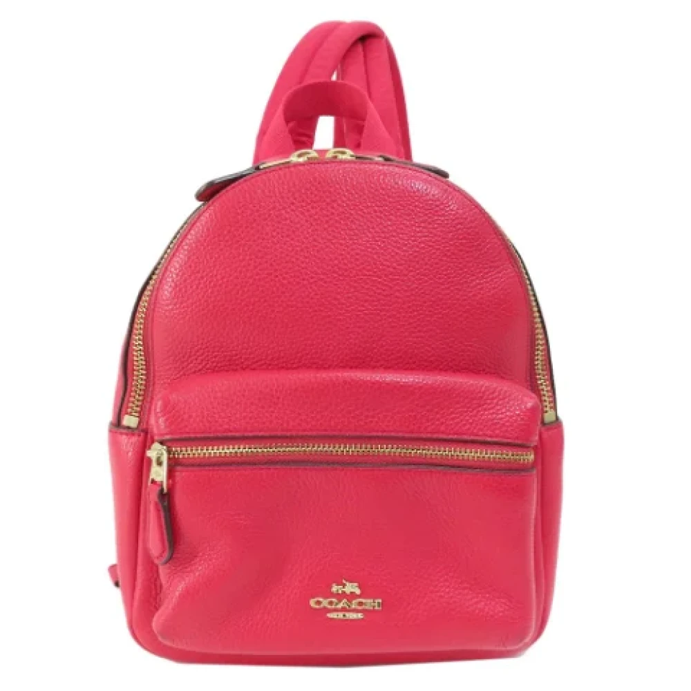 Coach Pre-owned Fabric backpacks Pink Dames