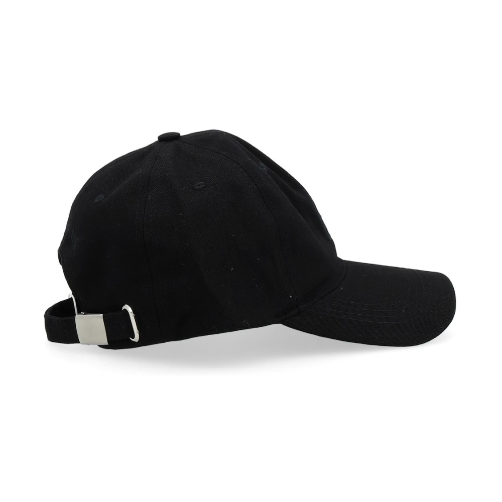 Anine Bing Ingelijste baseballpet in zwart Black Dames