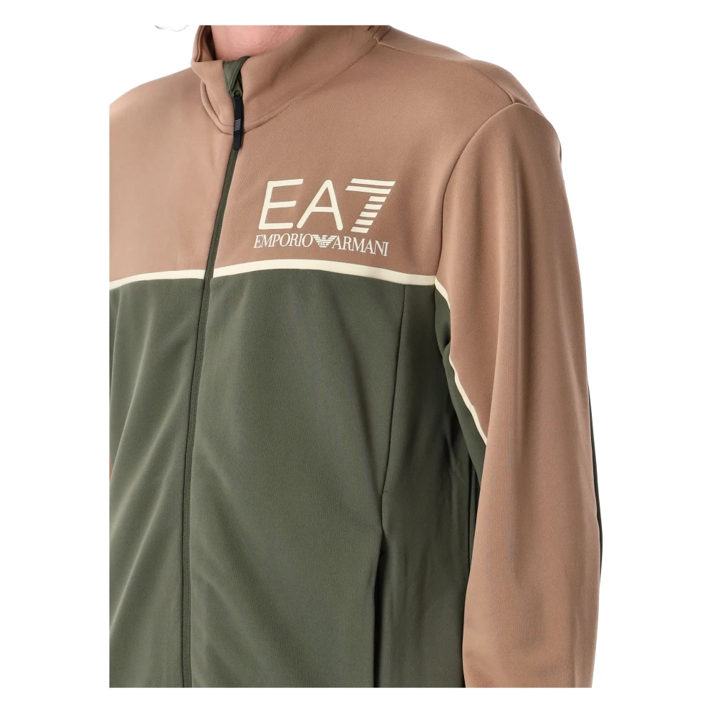 Emporio Armani EA7 Sportief Trainingspak voor Mannen Green Heren