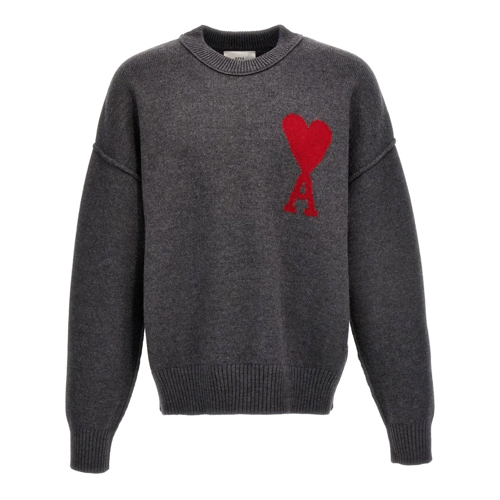Knitwear > Round-neck Knitwear - - Ami Paris - Modalova