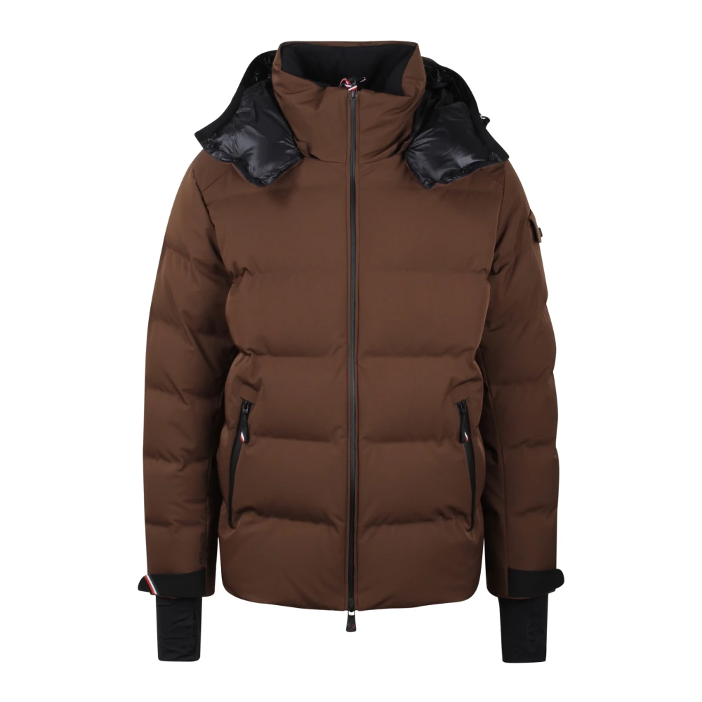 Moncler Korte Donsjack Montgetech Ski Fw24 Brown Heren