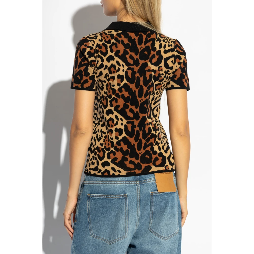 Blumarine Dierenprint Polo Multicolor Dames