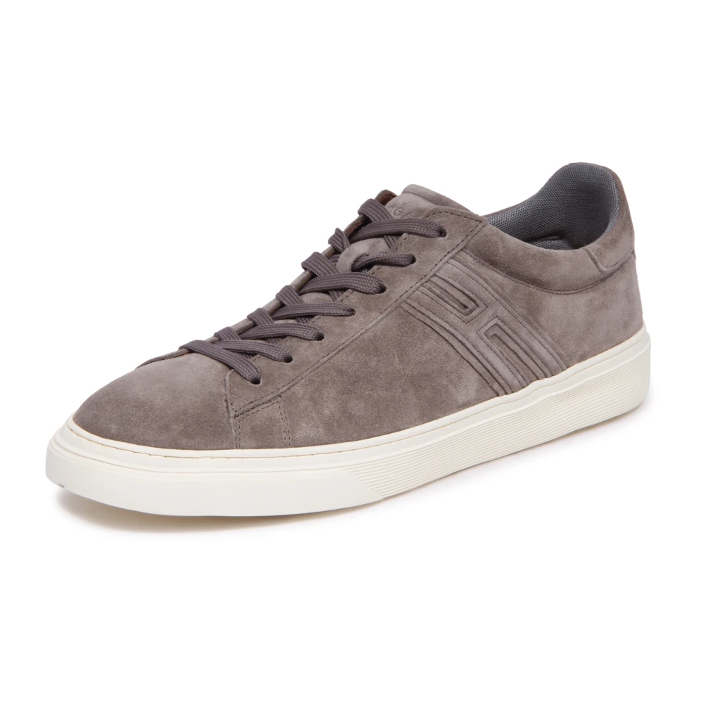 Hogan H365 Allacciato H Canaletto Heren Schoenen Beige