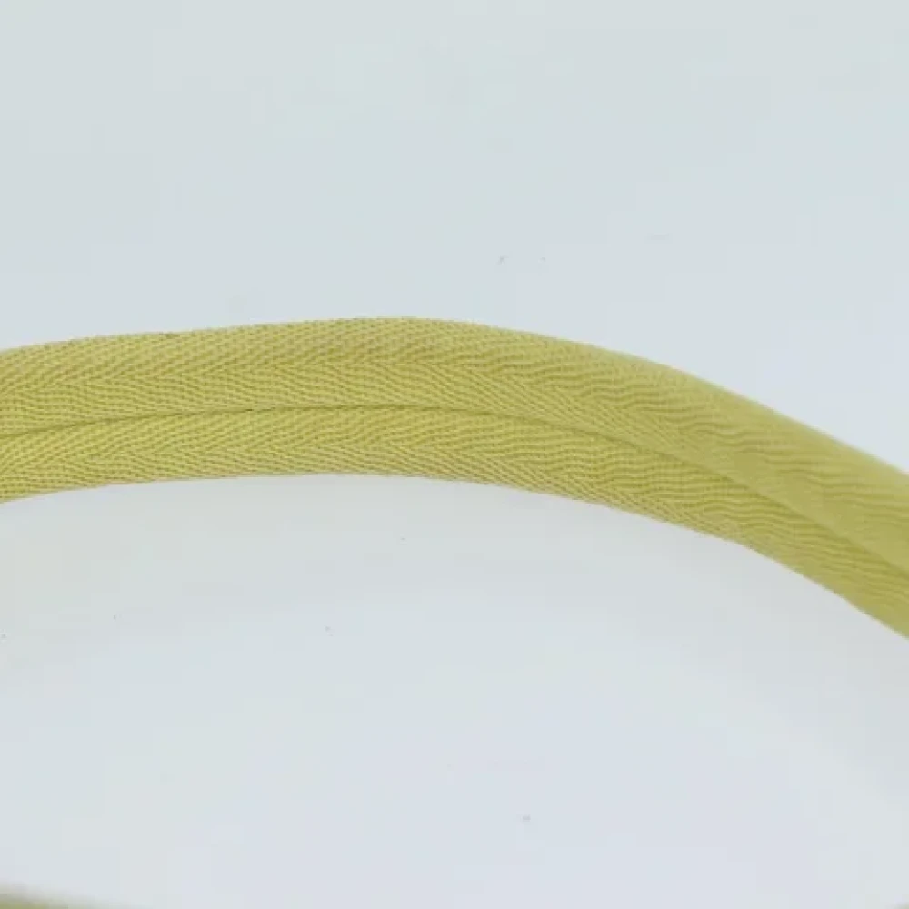 Prada Vintage Pre-owned Nylon pouches Yellow Dames