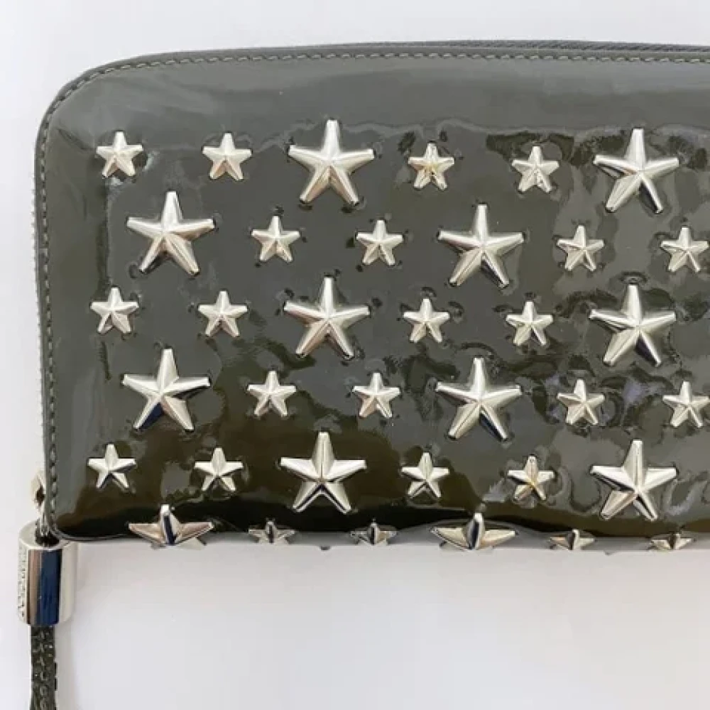 Jimmy Choo Pre-owned Leather wallets Black Dames
