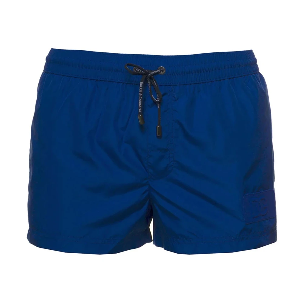 Dolce & Gabbana Logo Zwemshorts Blue Heren