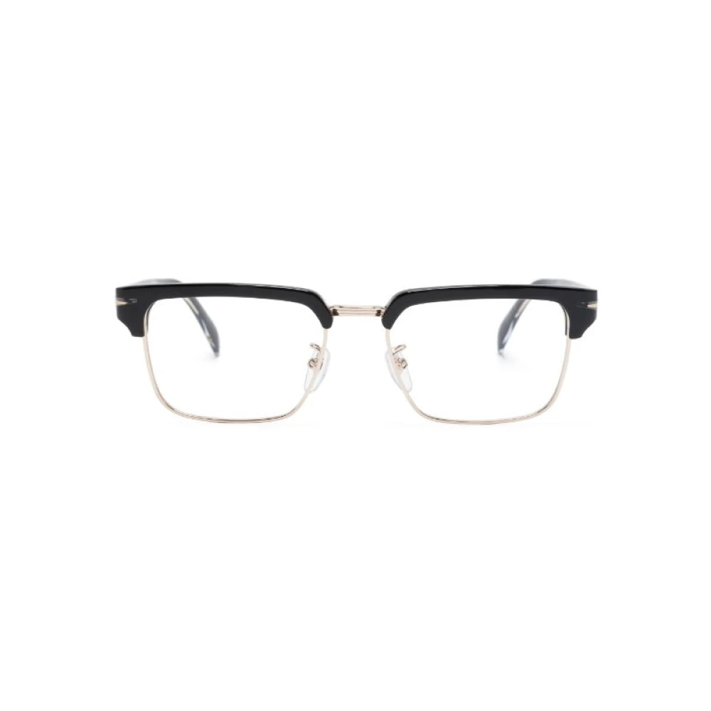 Eyewear by David Beckham Gold Optical Frame with Original Case Yellow Heren