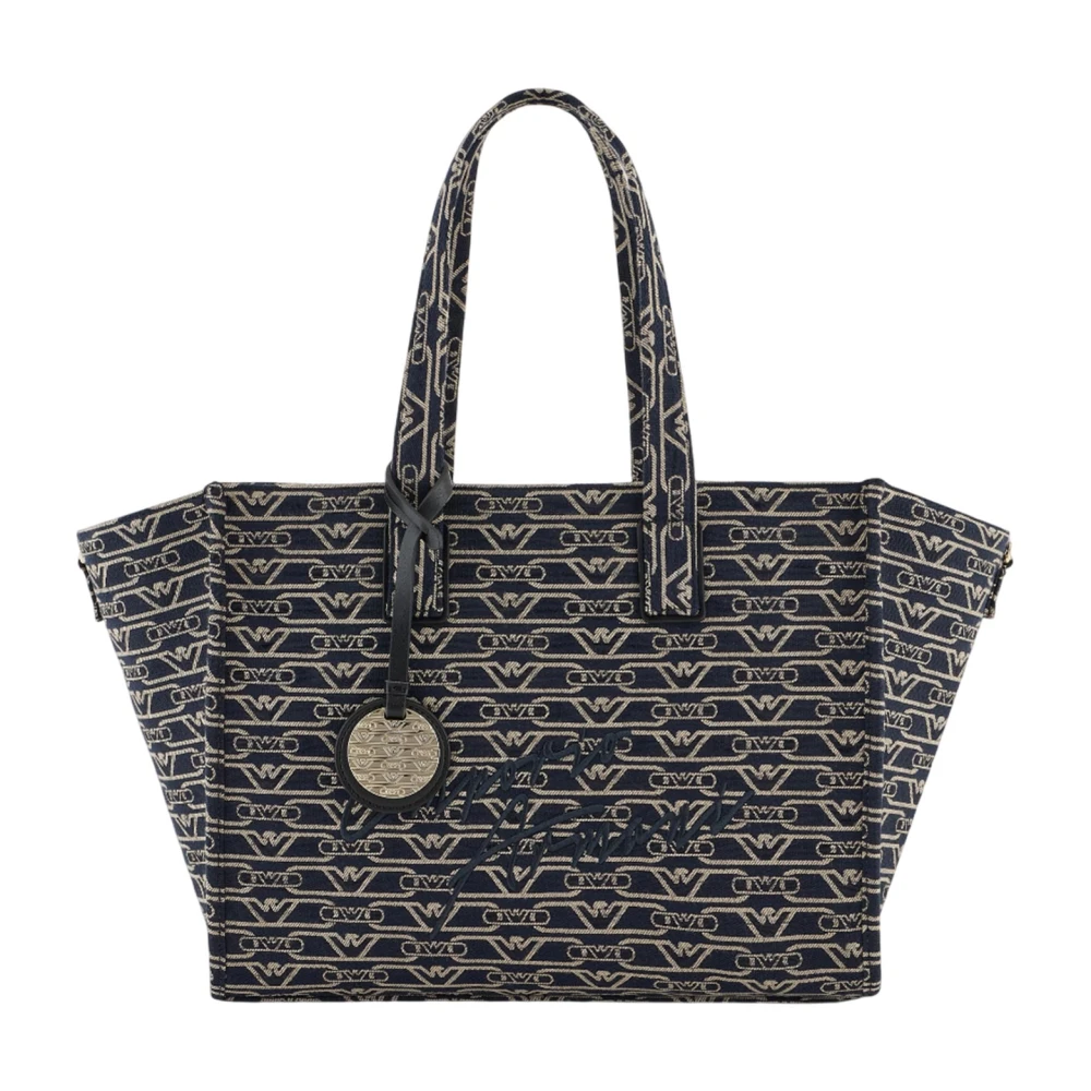 Emporio Armani Charm Jacquard Monogram Tas met Verstelbare Band Multicolor Dames