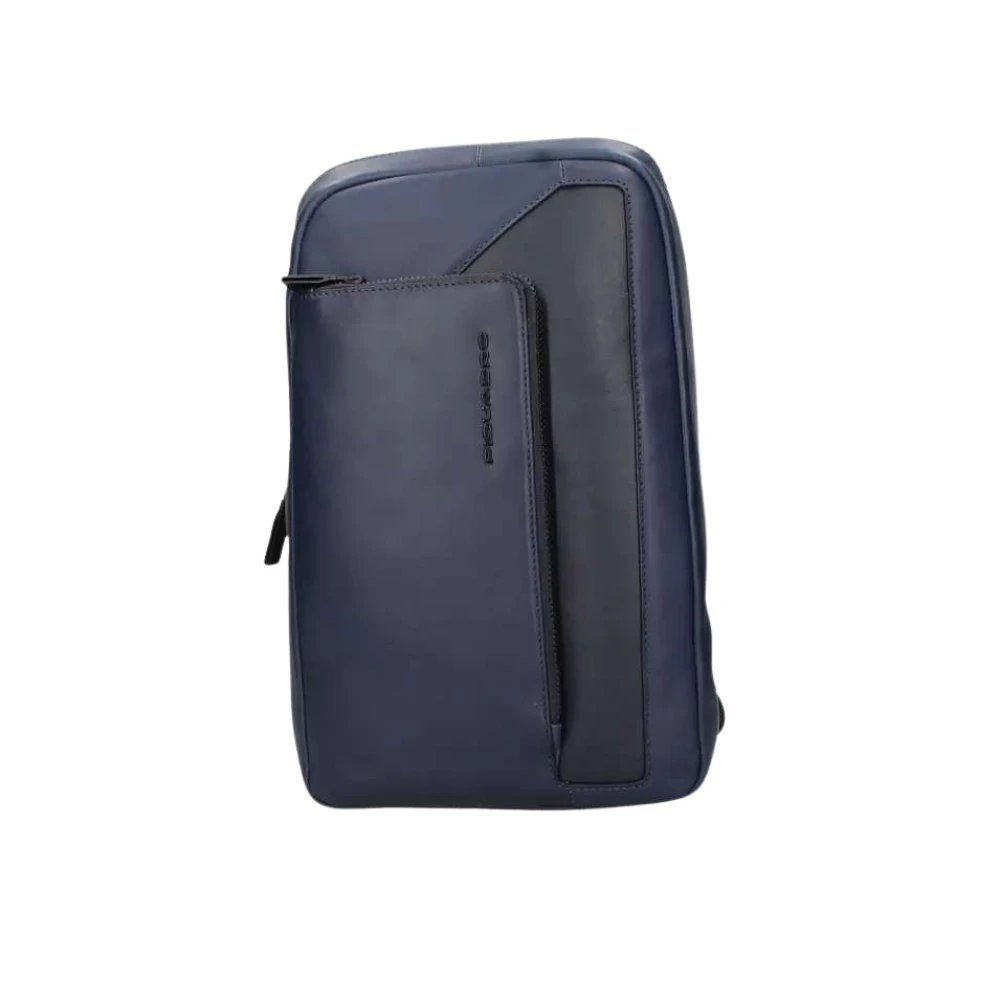Piquadro Schoudertas Blue Unisex