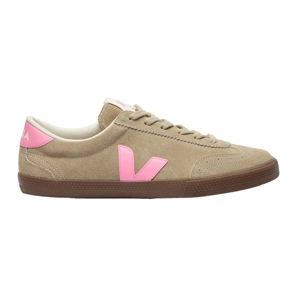 Veja Women's Brown Sneakers, 4 Uk, Volley Suede