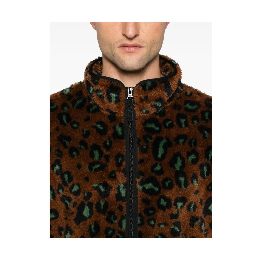 Carhartt WIP Luipaardprint Fleece Jas Multicolor Heren