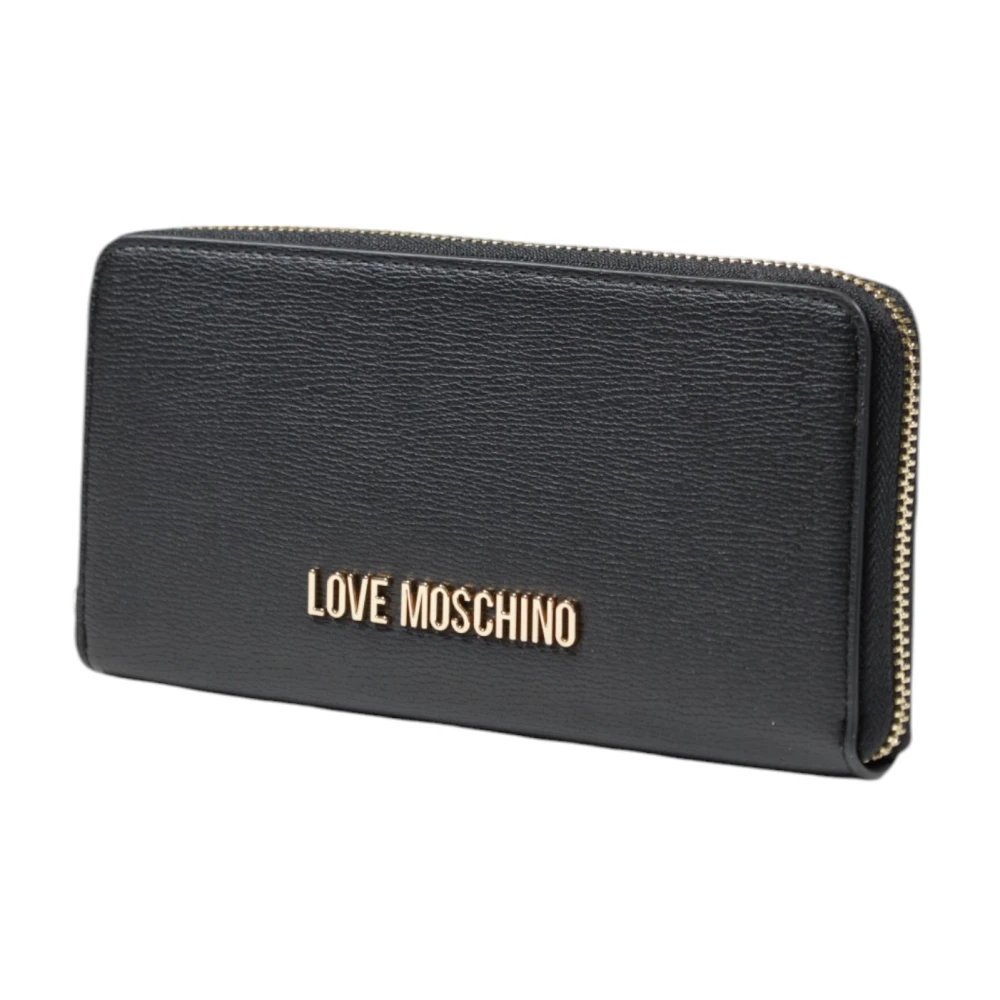 Love Moschino Lente Zomer Damesportemonnee Black Dames