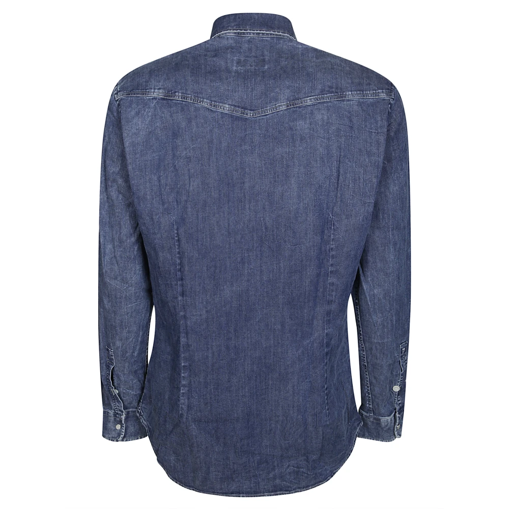 Dondup Denim Overhemd Blue Heren