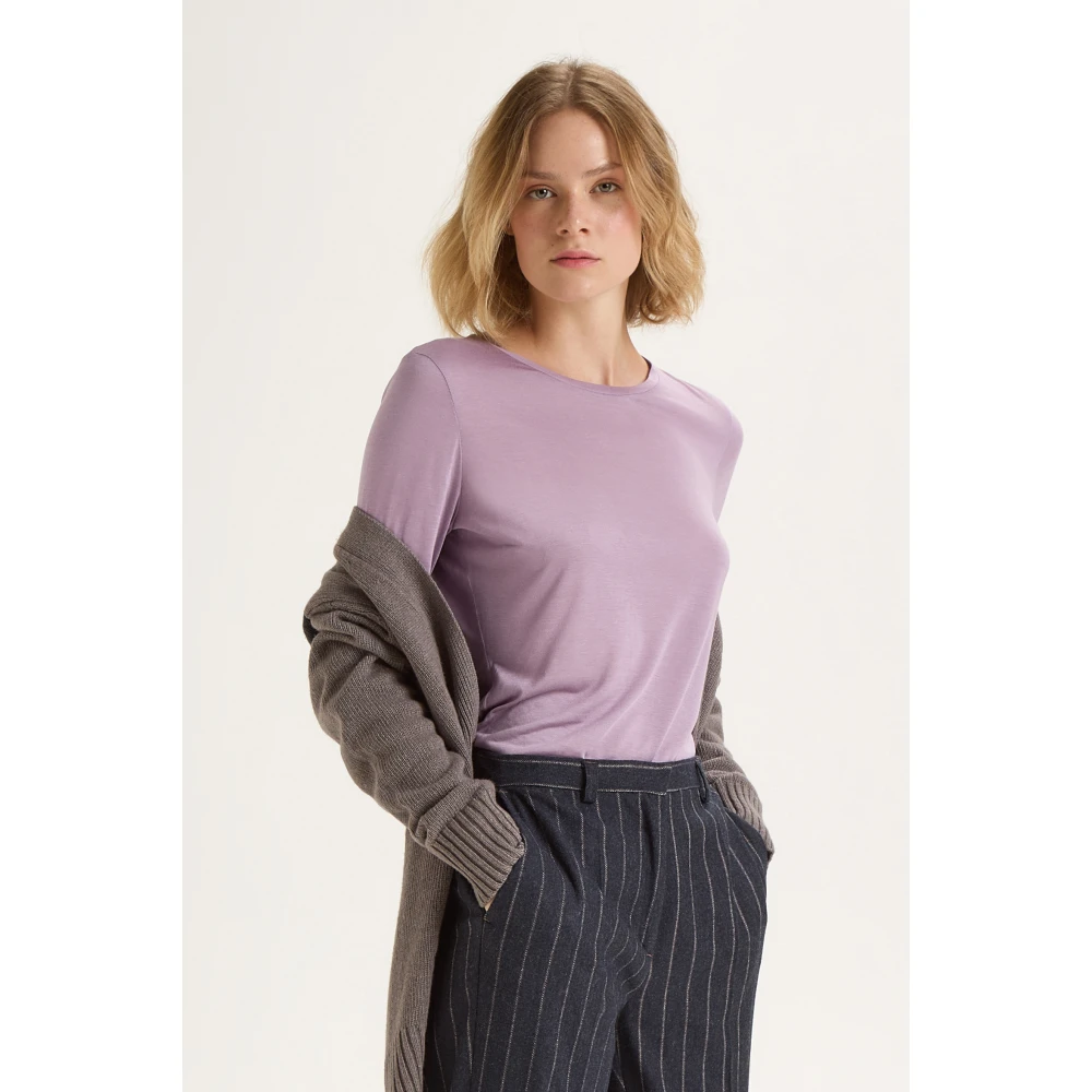 Maliparmi Kleuren VAN DE Wereld T-Shirt Purple Dames