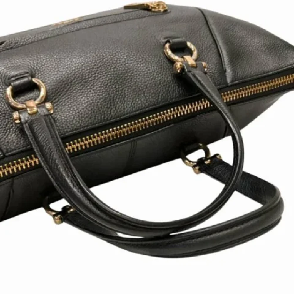 Coach Pre-owned Leather handbags Black Dames