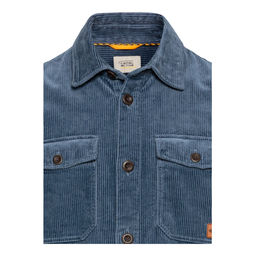 camel active Katoenen Overshirt Brown Heren