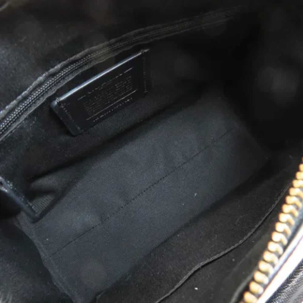 Coach Pre-owned Leather handbags Black Dames