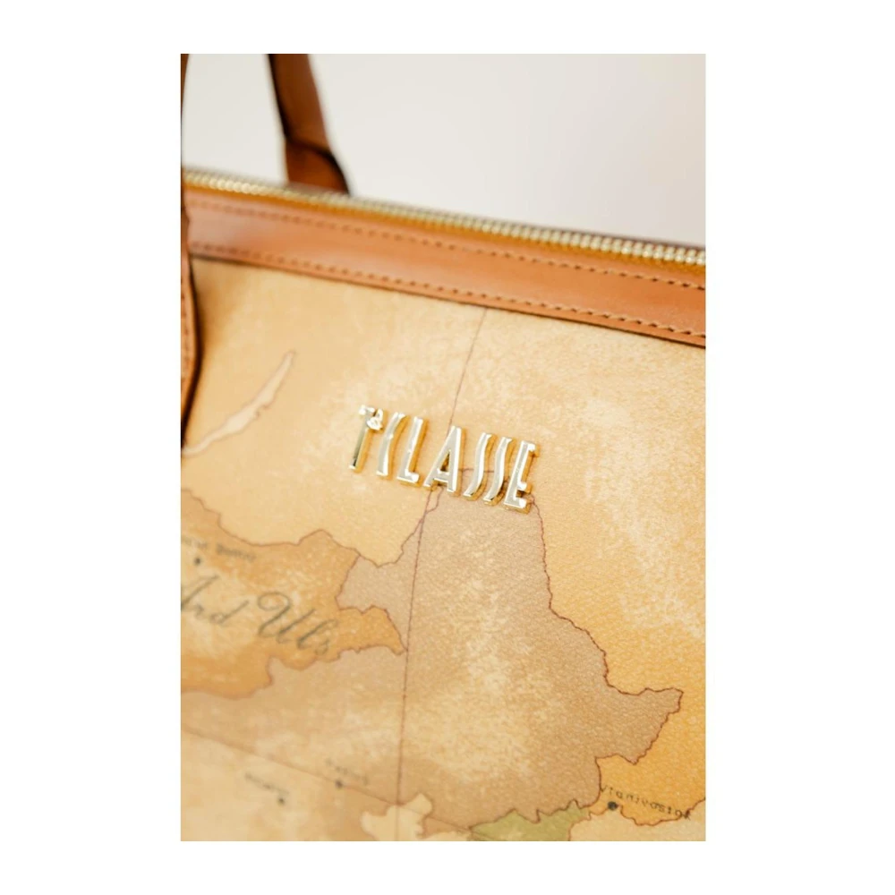 Alviero Martini 1a Classe Stijlvolle Leren Handtas Collectie Beige Dames