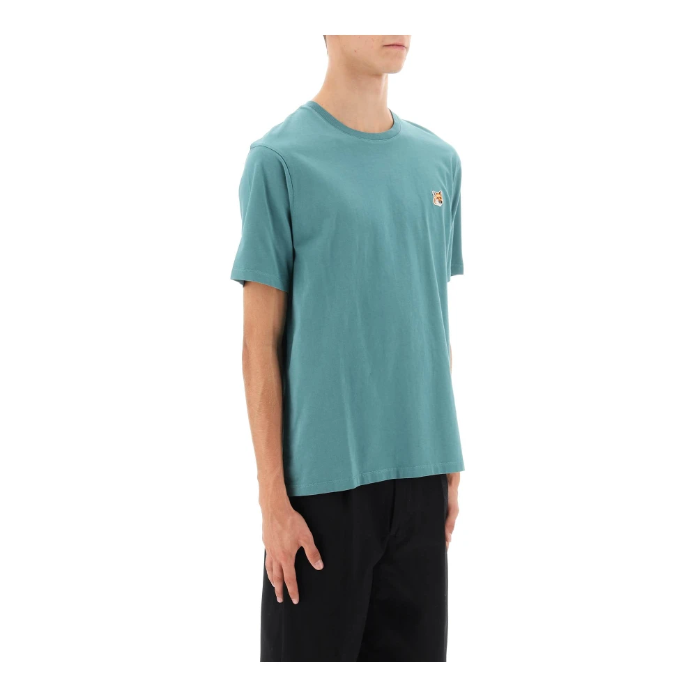 Maison Kitsuné Fox Head T-Shirt Green Heren