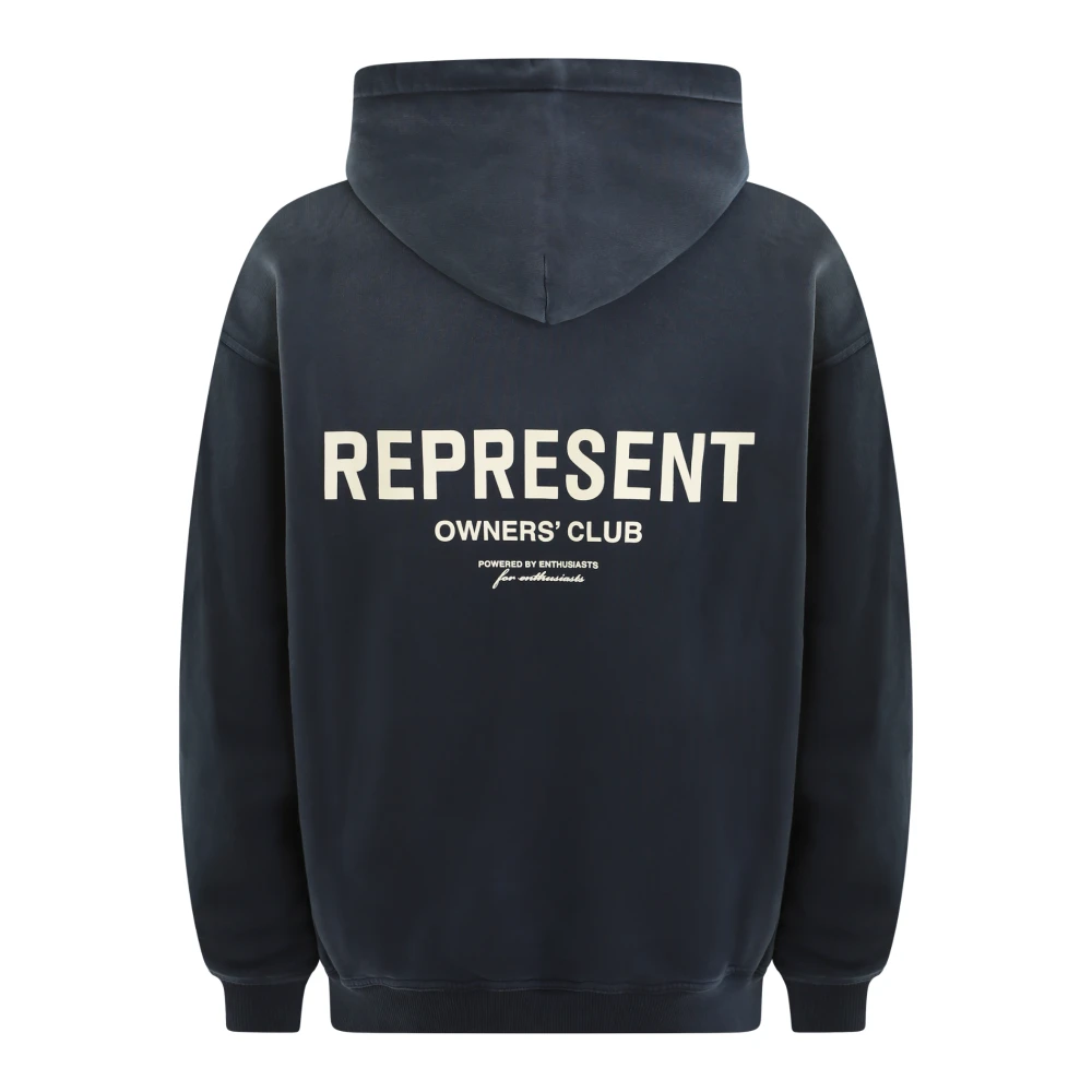 Represent Eigenaars Club Hoodie Blue Heren