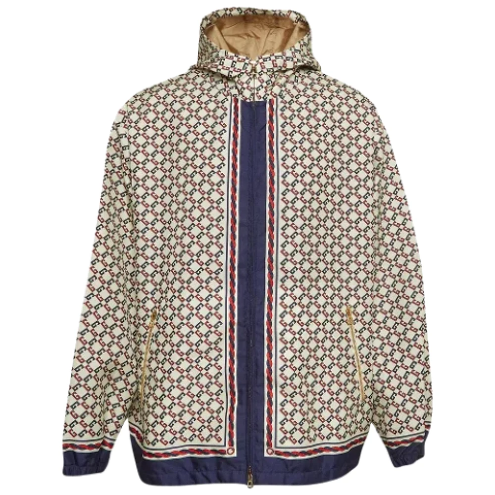 Gucci Vintage Pre-owned Nylon outerwear Multicolor Heren