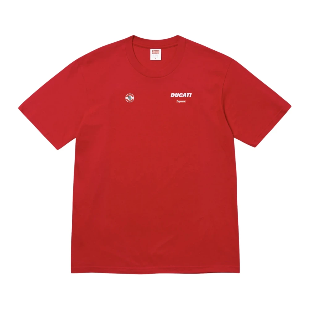 Supreme Beperkte oplage Ducati Logo Tee Rood Red Heren