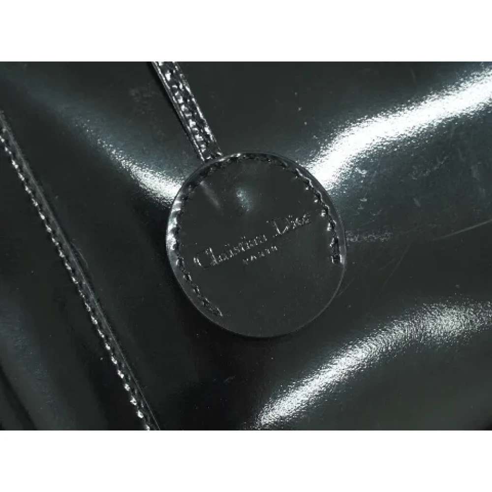 Dior Vintage Pre-owned Leather dior-bags Black Dames
