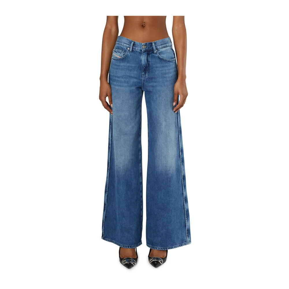 Diesel Women's Blue 1978 D-Akemi Flare Jeans