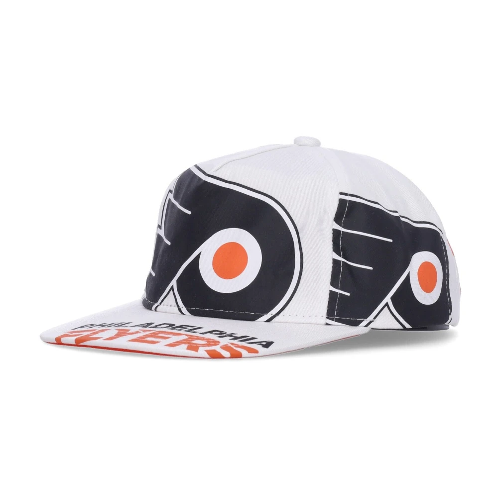 Mitchell & Ness Unisex White Nhl Flat Visor Cap