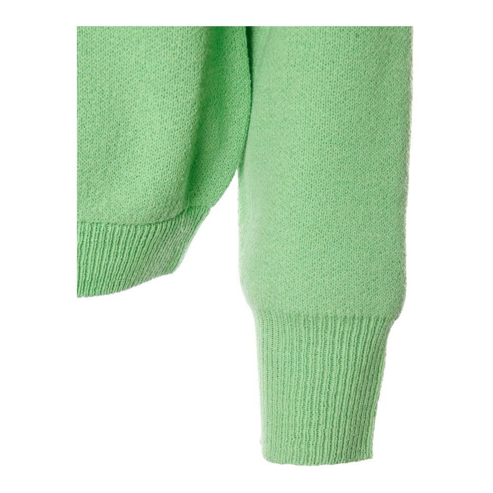 Stockholm Surfboard Club Jacquard Gebreide Trui Green Dames