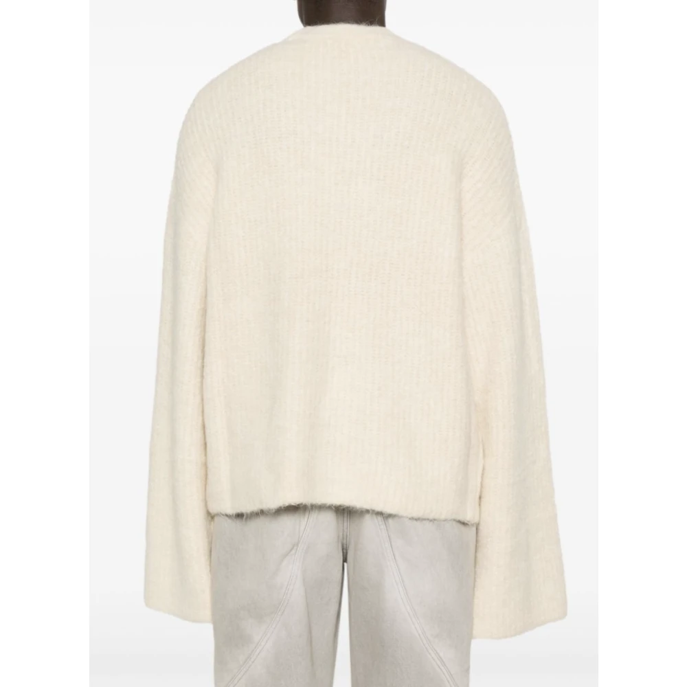 Entire Studios Vanilla Gebreide Crew Beige Heren