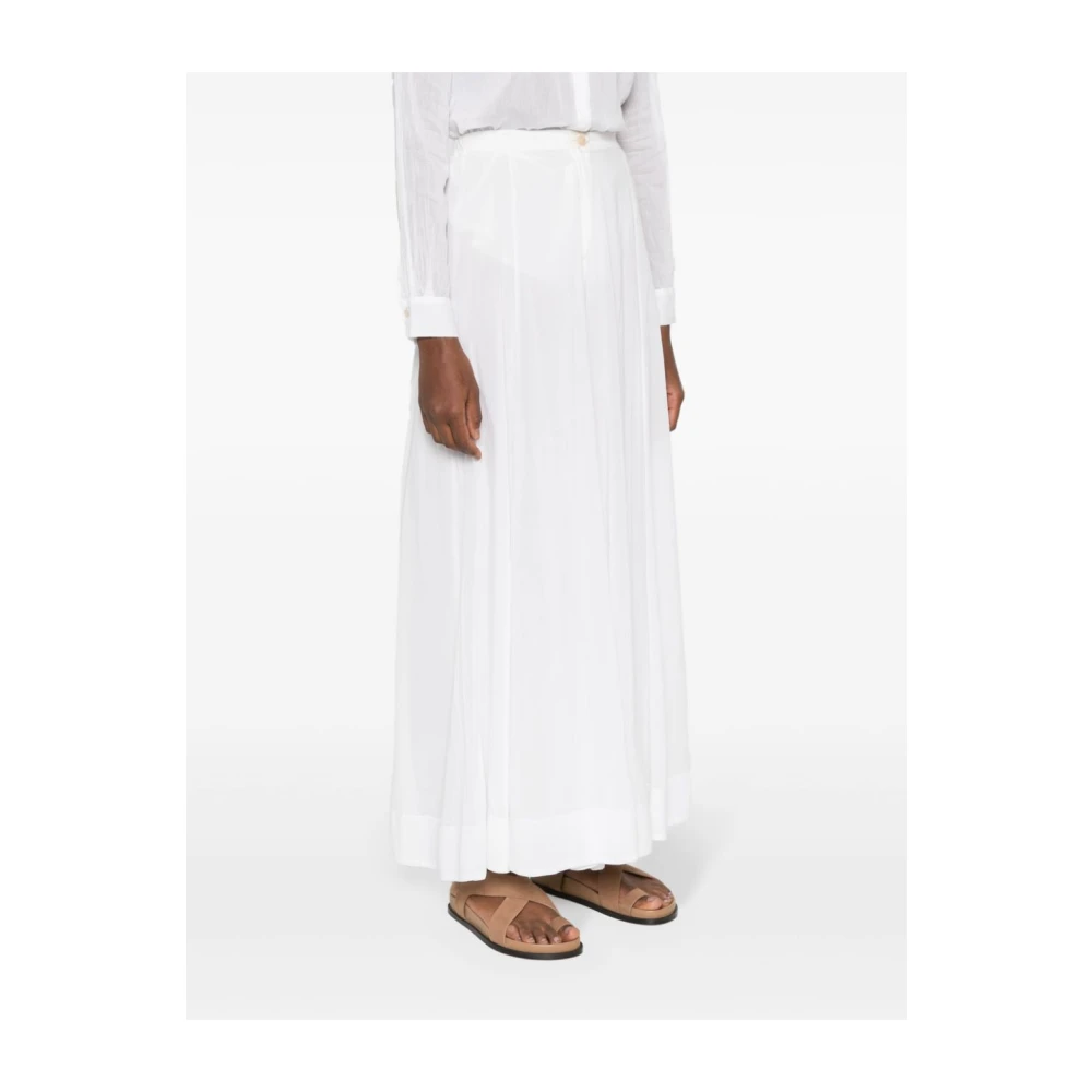 Forte Wide Trousers White Dames