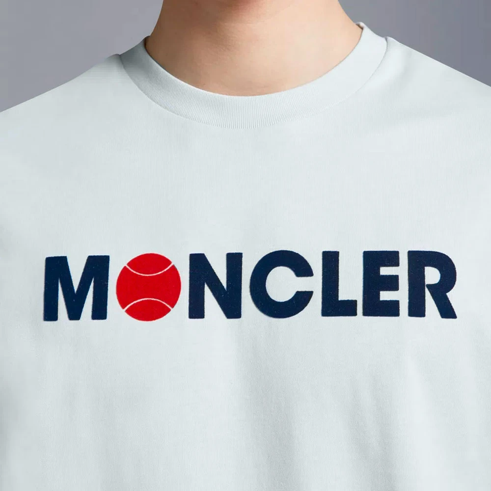 Moncler J1 091 8C00008 829Hp 870C Katoenen T-shirt Green Heren