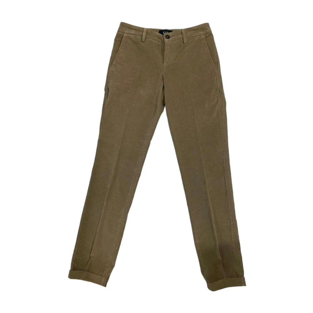 Fay Dames Chino Broek Beige Dames