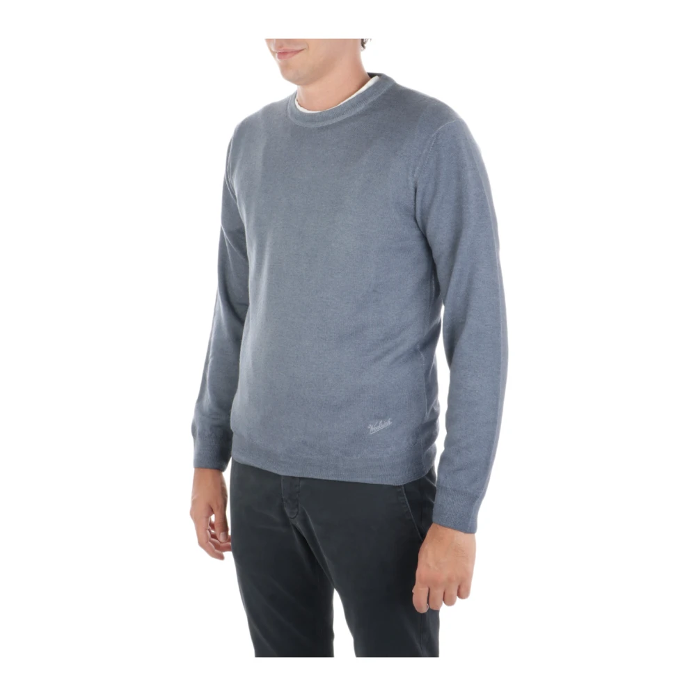 Woolrich Gebreide Trui Gray Heren