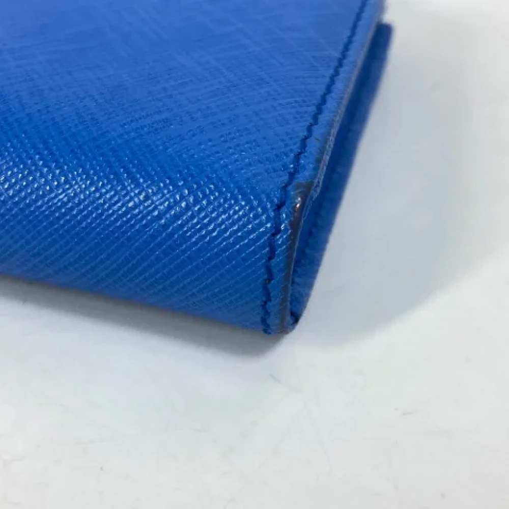 Salvatore Ferragamo Pre-owned Leather wallets Blue Dames
