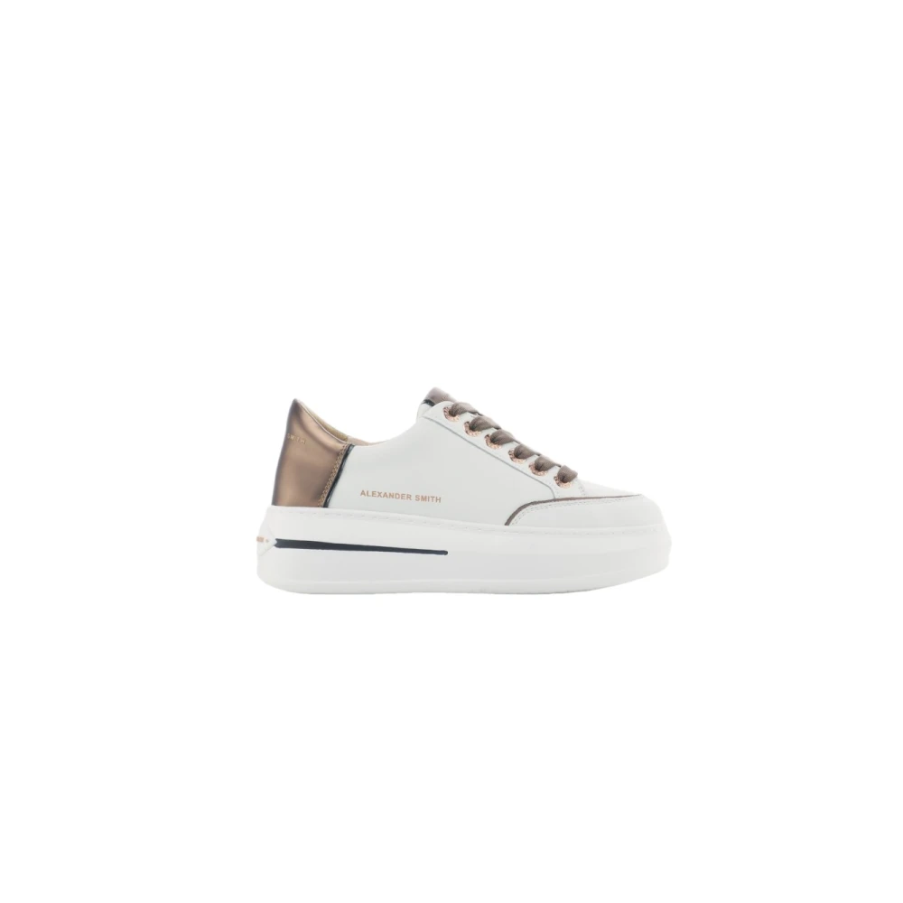 Alexander Smith Stijlvolle Unisex Sneakers White Dames