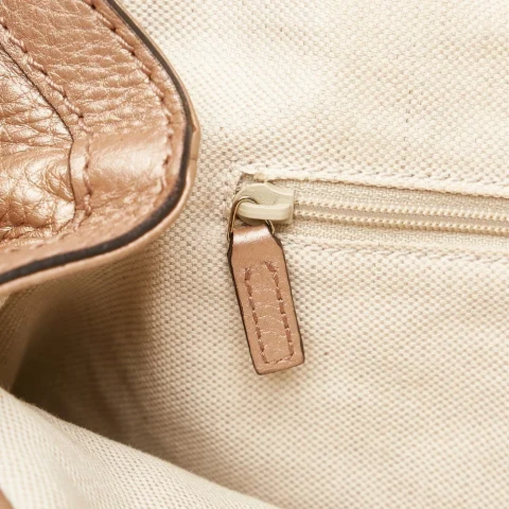 Gucci Vintage Pre-owned Leather handbags Pink Dames