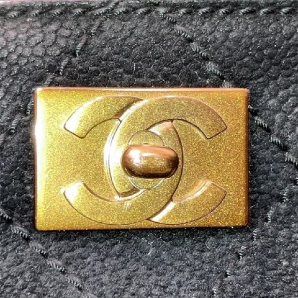 Chanel Vintage Pre-owned Suede chanel-bags Black Dames