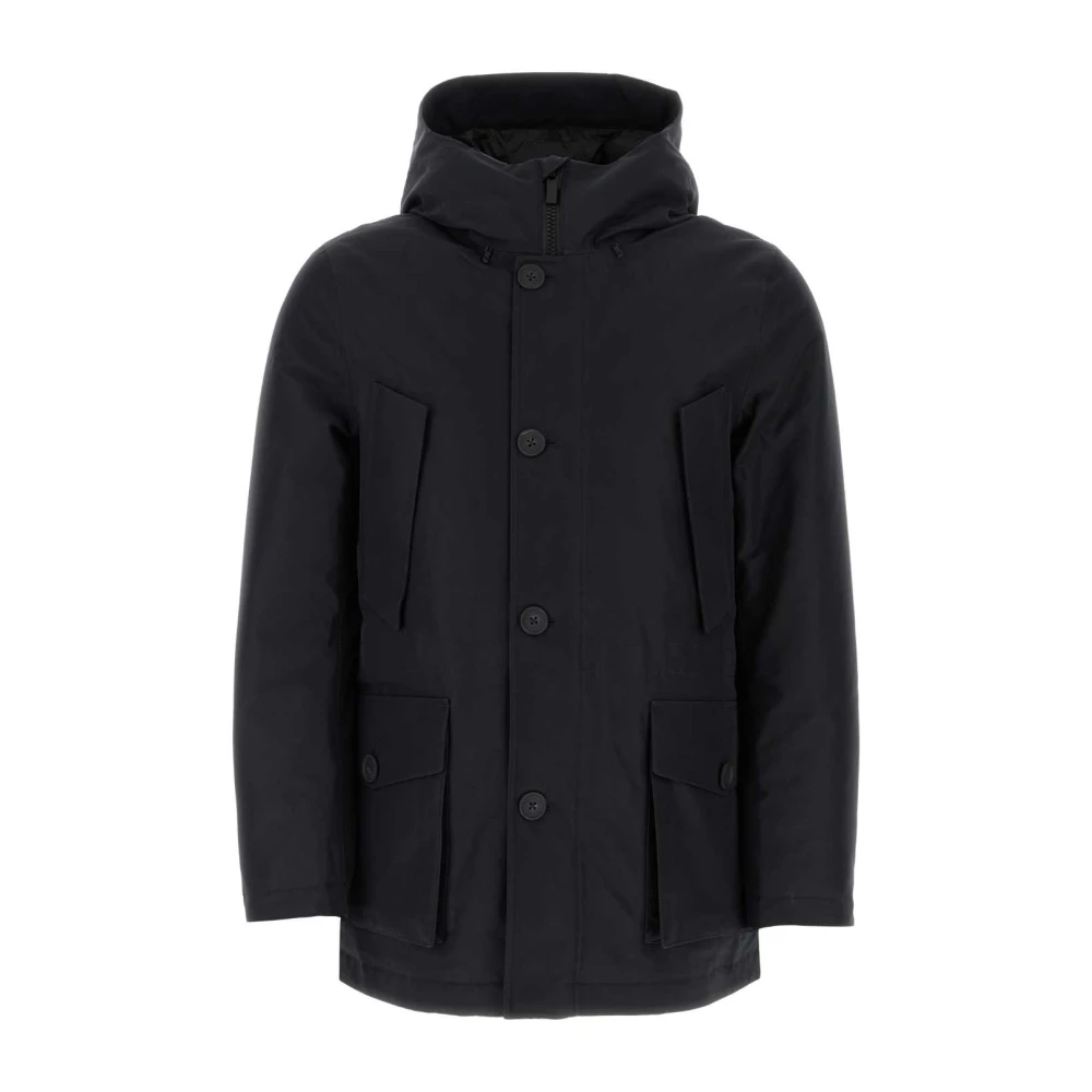 Woolrich Vinter Parka - Håll dig varm och stilfull Black, Herr