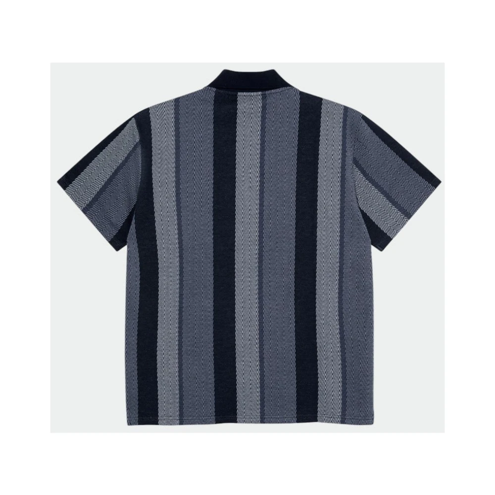 Polar Skate Co. Interlock Jacquard Polo Shirt Blue Heren