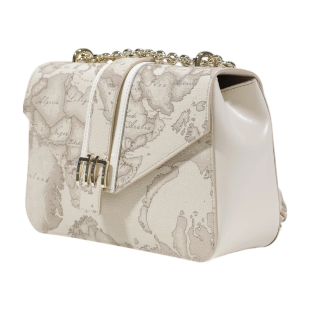 Alviero Martini 1a Classe Middelgrote damestas collectie in PVC Beige Dames