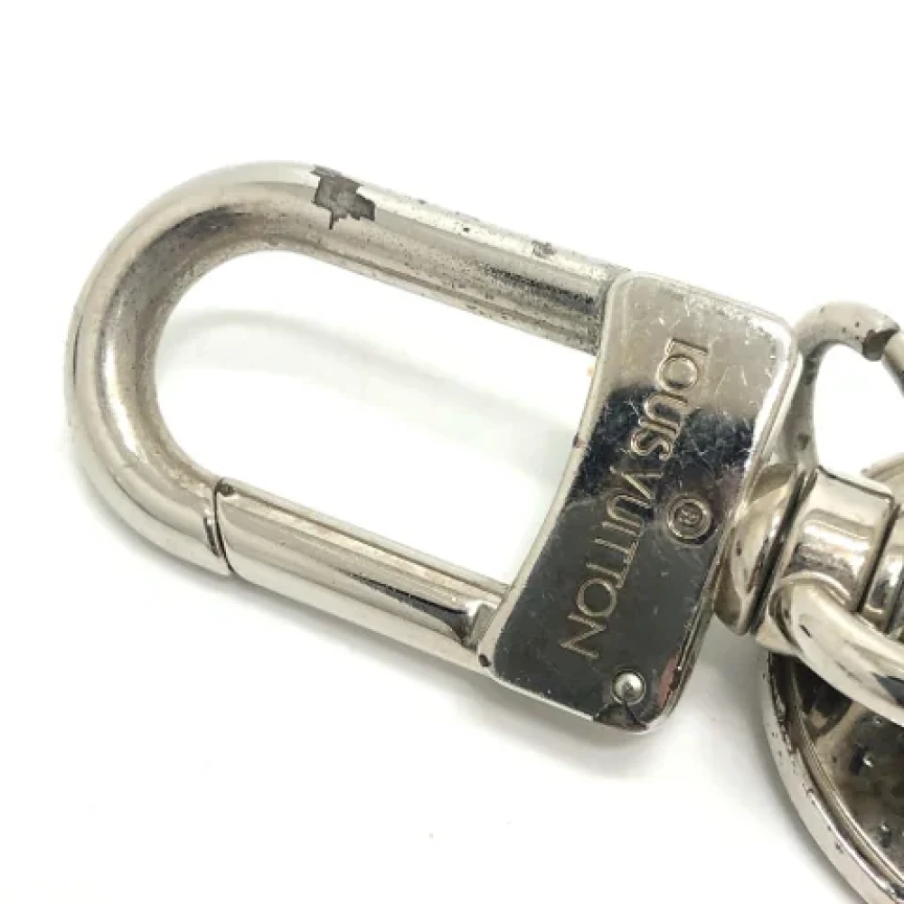 Louis Vuitton Vintage Pre-owned Fabric key-holders White Dames