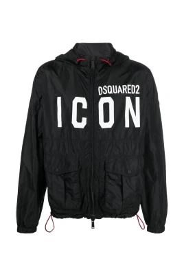 Svart Cargo Windbreaker Lätt Jacka