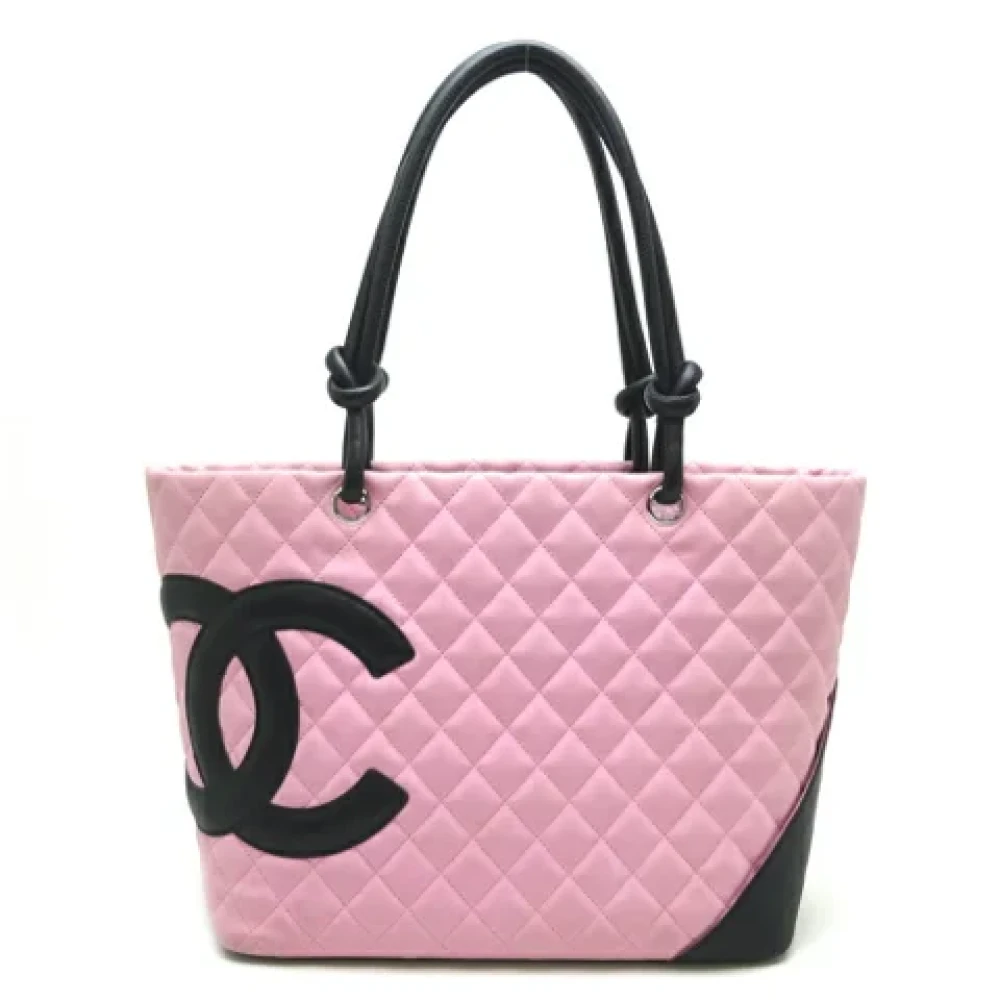 Chanel Vintage Pre-owned Leather chanel-bags Pink Dames