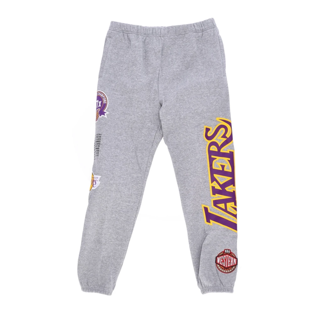 Mitchell & Ness NBA Team Origins Fleece Broek Gray Heren